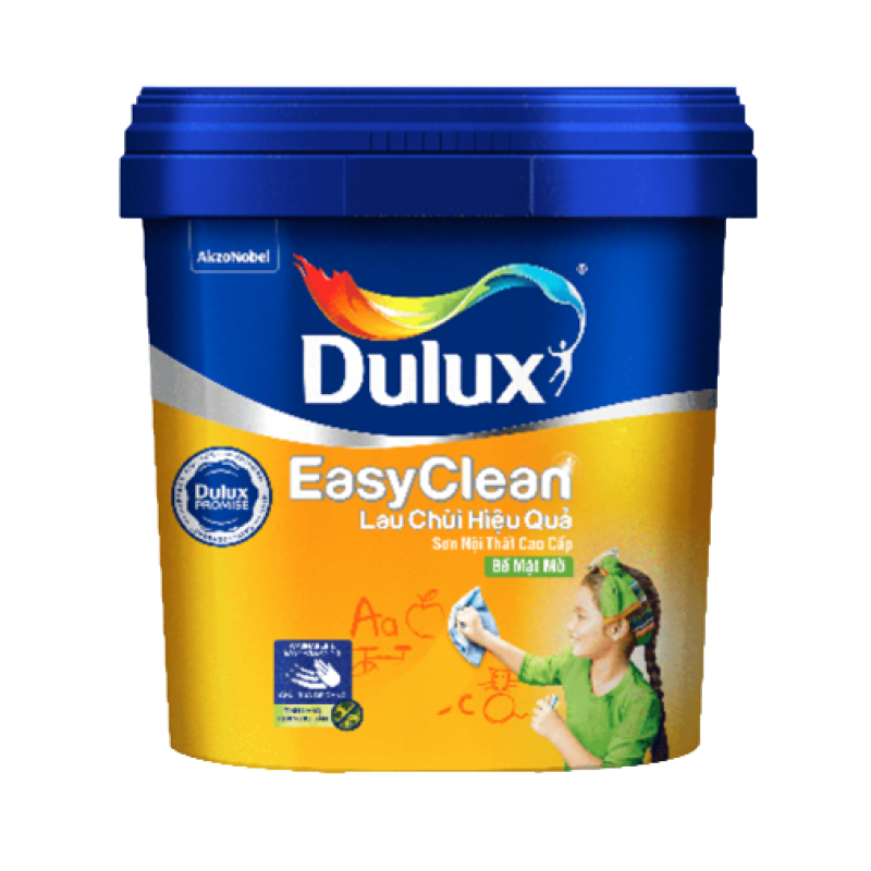 Dulux Easyclean Lau Chùi Hiệu Quả Dulux Easyclean Lau Chùi Hiệu Quả