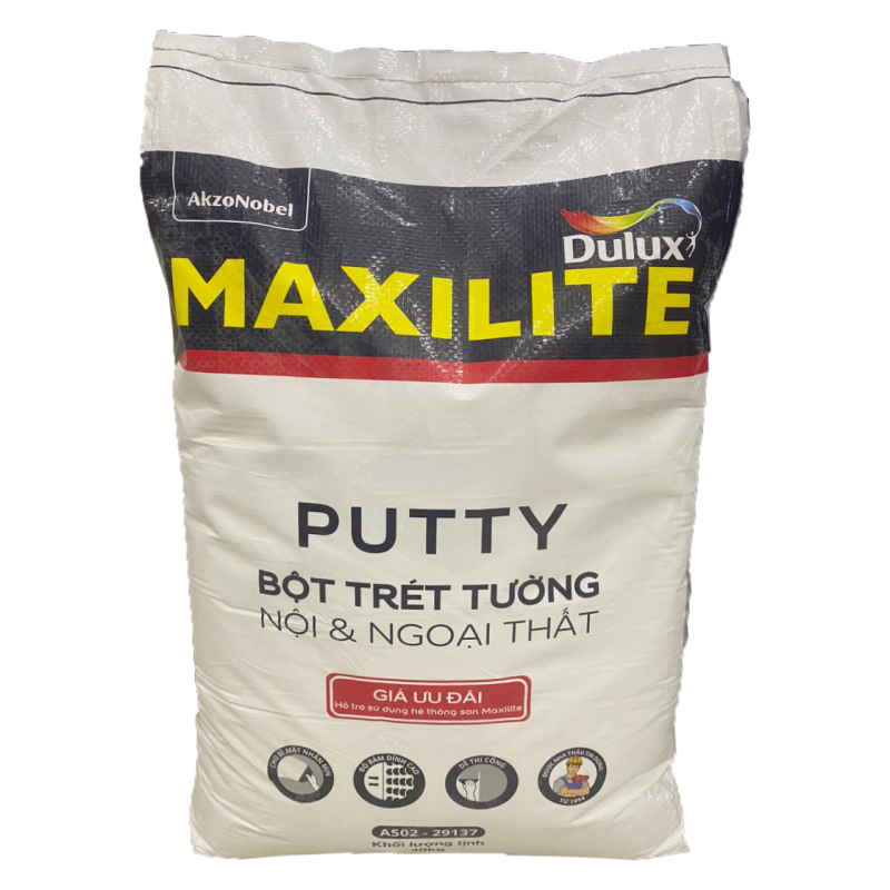 Bột Trét Nội & Ngoại Thất Maxilite từ Dulux Bột Trét Nội & Ngoại Thất Maxilite từ Dulux